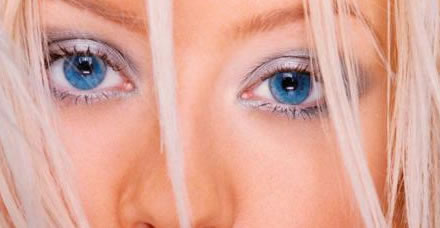 Макияж для голубых глаз