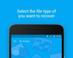 How to use wondershare dr fone to recover deleted data on Android
