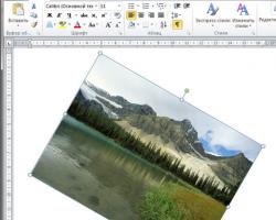 Jak otočit obrázek o několik stupňů v programu Malování, správce obrázků Microsoft Office, Photoshop